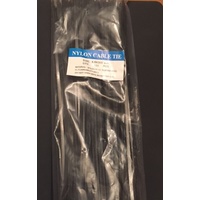 Black Cable Ties Electrical Nylon 66 Cable Ties 2.5-4.8 x 150 200 300mm (500pcs)