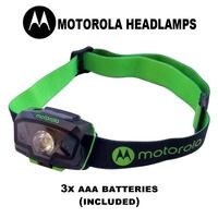 MOTOROLA MHM240 240-LUMEN MOTION SENSING HEADLAMP AND ADJUSTABLE BEAM