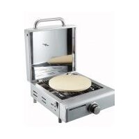 Smiths Coastal Stainless 3 in 1 portable BBQ - Pizza Stone, Sizzle plate