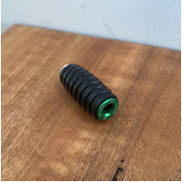 Bonamici Racing Spare Footpeg PU001 (Black With Green End)