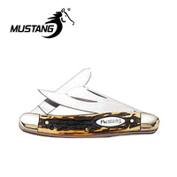 Mustang Delrin 3 Blade Stockman knife
