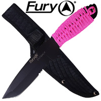 Fury Outback Pink Cord Wrapped Knife