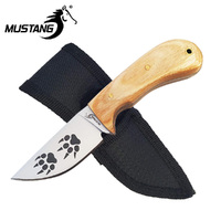 Paw Prints Timber Handle Knife