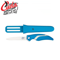 Cuda 3" Titanium Bonded Net Knife with Sheath