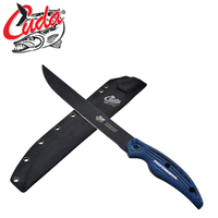 Cuda Professional 10" Semi-Flex Wide Fillet Knife w/Sheath
