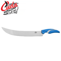 Cuda 12" Titanium Bonded Curved Blade Knife