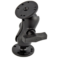 RAM-101U-B - RAM Universal Double Ball Mount with Two Round Plates