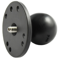 RAM-202AU - RAM Ball Adapter with Round Plate and 1/4 -20 Threaded Stud