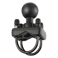 RAM-235-1U - RAM Double U-Bolt Ball Base for 1.25  - 1.5  Rails - C Size