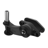 RAM-247U-4P1 - RAM 4  Square Post Clamp Ratchet Base with 1/2  NPT Post