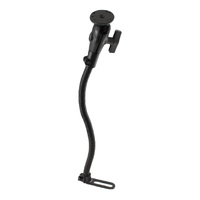 RAM-316-1-202U - RAM Pod I Vehicle Mount with 18  Aluminium Rod and Round Plate