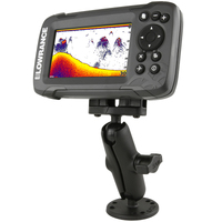 RAM-B-101-LO12 - RAM B Size 1  Fishfinder Mount for the Lowrance Hook Series
