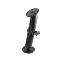 RAM-B-101U-C - RAM 1  Long Double Ball Mount with Two Round Plates