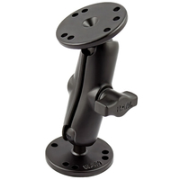 RAM-B-101U - RAM 1  Double Ball Mount with Two Round Plates