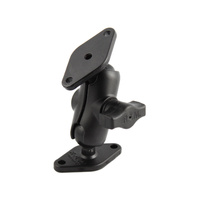 RAM-B-102U-A - RAM 1  Short Double Ball Diamond Plate Mount