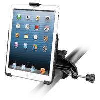 RAM-B-121-AP14U - RAM Yoke Clamp Mount with EZ-ROLLR Model Specific Cradle for the Apple iPad mini WITHOUT CASE, SKIN OR SLEEVE