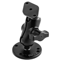 RAM-B-138U-A -  RAM Short Double Ball Drill-Down Mount with Diamond Plate