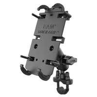 RAM-B-149Z-A-PD4U - RAM Quick-Grip XL Phone Mount with Handlebar U-Bolt Base - Short