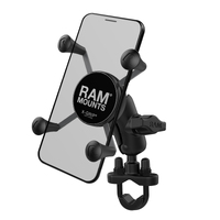 RAM-B-149Z-A-UN7U - RAM X-Grip Phone Mount with Handlebar U-Bolt Base - Short