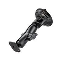 RAM-B-166U - RAM Twist-Lock Suction Cup Double Ball Mount
