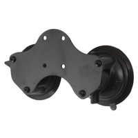 RAM-B-189BU - RAM Twist-Lock Dual Suction Cup Base