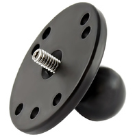RAM-B-202AU - RAM Ball Adapter with Round Plate and 1/4 -20 Threaded Stud