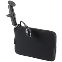 RAM-B-407-C-202-PUMPU - RAM Tough-Wedge Mount with Round Plate  Expansion Pouch