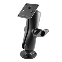 RAM-D-101U-2461 - RAM Double Ball Mount with 75x75mm VESA Plate - D Size Medium