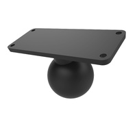 RAM-D-202U-25 - RAM Ball Base with 1.5  x 4.5  4-Hole Pattern - D Size
