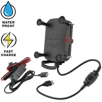RAM-HOL-UN12WB-V7M - RAM Tough-Charge 10W Waterproof Wireless Charging Holder with Charger