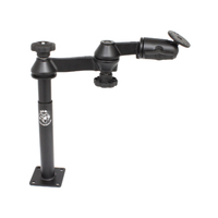 RAM-VP-SW1-89 - RAM Tele-Pole with 8   9  Poles, Double Swing Arms  Round Plate