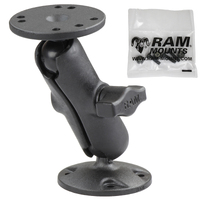 RAP-B-101U-G4 - RAM 1  Diameter Ball Mount with Standard Length Double Socket Arm and Hardware for Garmin Devices