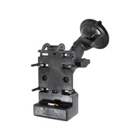 RAP-B-166-CO5PU :: RAM Composite Twist-Lock Suction Cup Mount with Universal Powered Cradle for HP iPaq