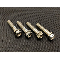 RaceFasteners Titanium Drilled Hex Fork Bottom Pinch Bolts For Ducati Panigale 959 (2015 - 2017)