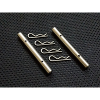 RaceFasteners Titanium Front Pad Pins For Yamaha MT-10