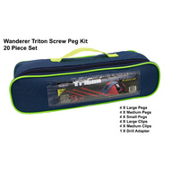 Triton Wander Screw-In Tent Pegs Tent and Awning Pole Pegs and Anchor