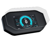 Speedo Angels Dashboard Screen Protector For Zero SR/F And SR/S - 1 x Ultra Clear And 1 x Anti Glare