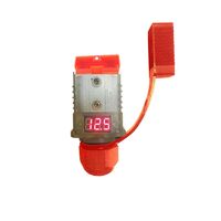 50 Amp Transparent Connector cover With Volt Meter and 4 Screw RED Led 50 A RED