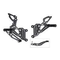 Bonamici Racing Rearsets To Suit Yamaha R1 (2004-2006) - Race Version